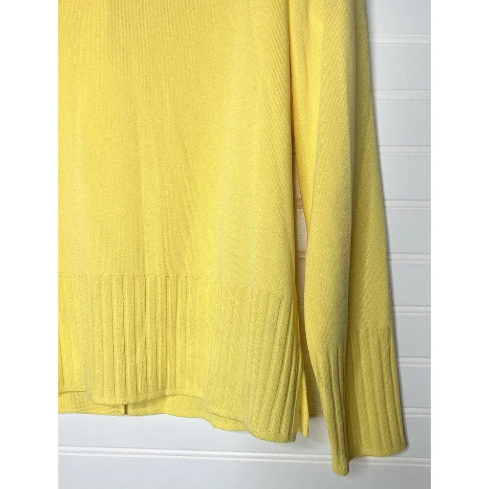 Exclusively Misook- Match Cardigan Sweater Set Santana Knit Yellow Medium - Picture 11 of 16